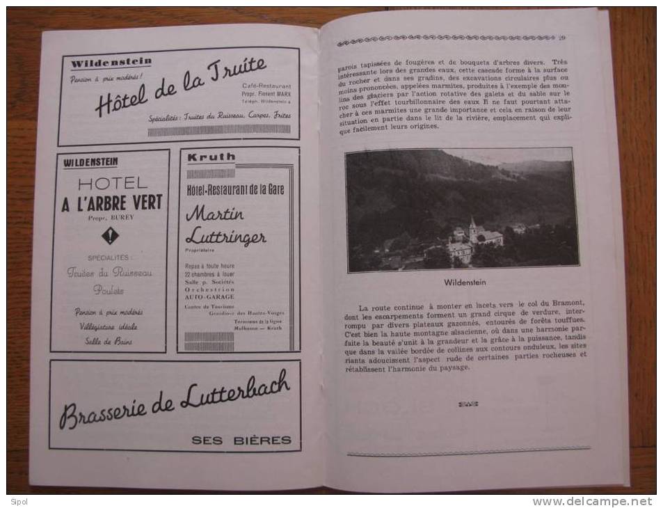 Saint Amarin Et La Vallée  Guide édité Par Le S.I.  Mulhouse Et Région  Section De La Vallée De St Amarin Voir Clichés - Alsace