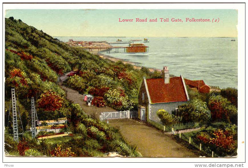 UK296*:   FOLKESTONE : Lower Road And Tull Gate - Folkestone