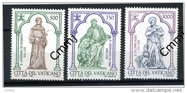 1995 - VATICANO - VATIKAN - Sass. 1026/1028 - MNH - Stamps Mint - Nuovi