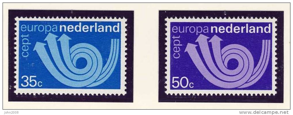 Niederlande / Netherlands 1973 : Mi 1011-1012 *** - Europa / Europe - Ongebruikt