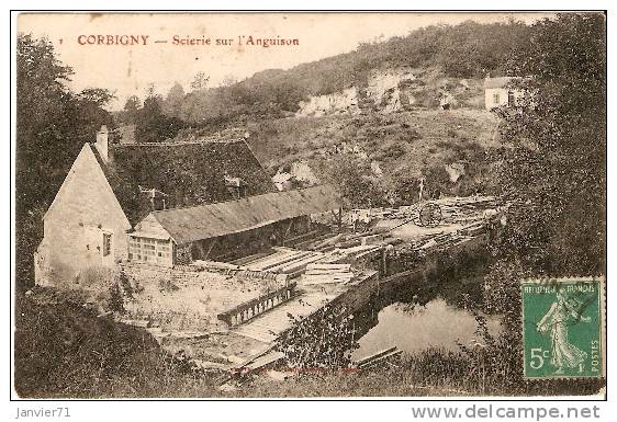 Corbigny : Scierie Sur L'Anguison - Corbigny