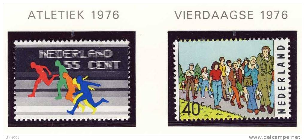 Niederlande / Netherlands 1976 : Mi 1077-1078 *** - Sport - Ongebruikt