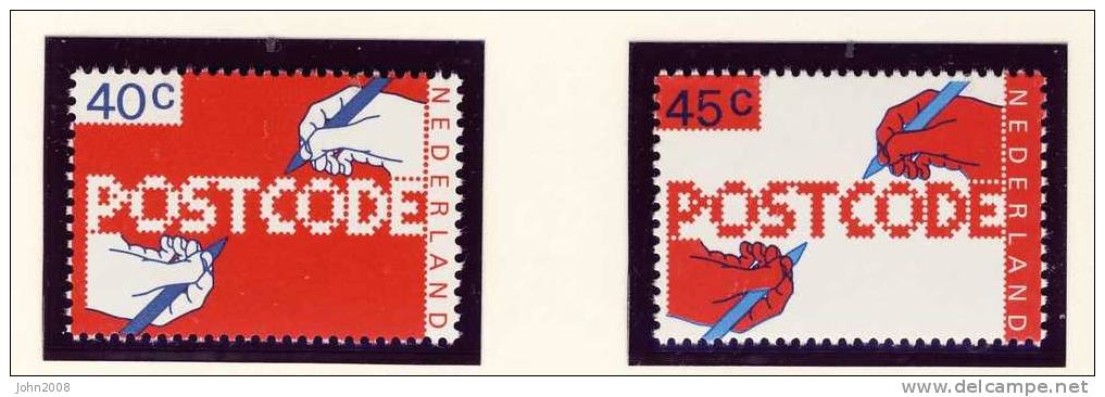 Niederlande / Netherlands 1978 : Mi 1113-1114 *** - PLZ / Postcode - Ongebruikt