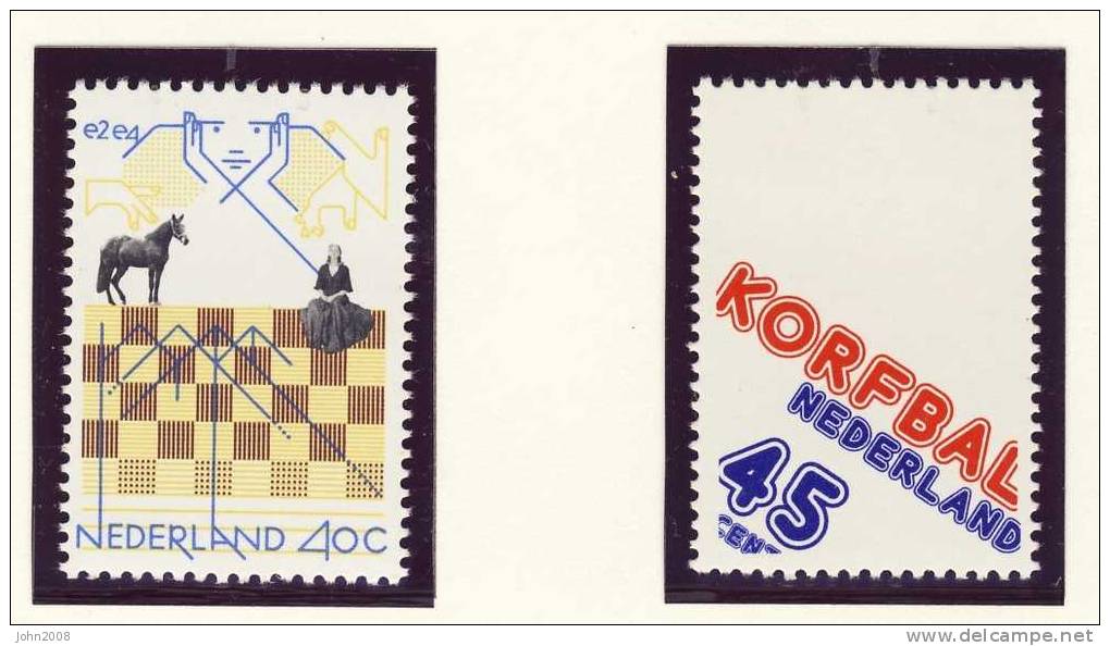 Niederlande / Netherlands 1978 : Mi 1121-1122 *** - Sport - Unused Stamps