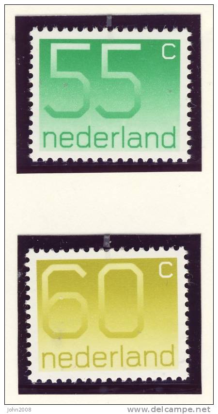 Niederlande / Netherlands 1981 : Mi 1183-1184AC *** - Freimarken / Definitives - Nuevos