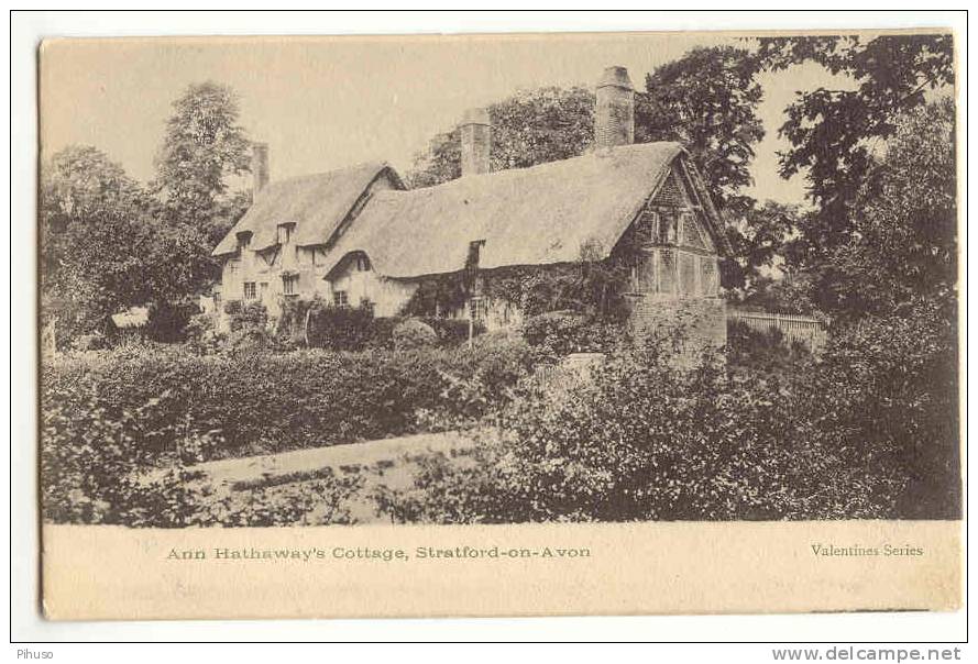 UK253-254-255:  STRATFORD-ON-AVON : Ann Hathaway's Cottage / Shakespear's House - Stratford Upon Avon