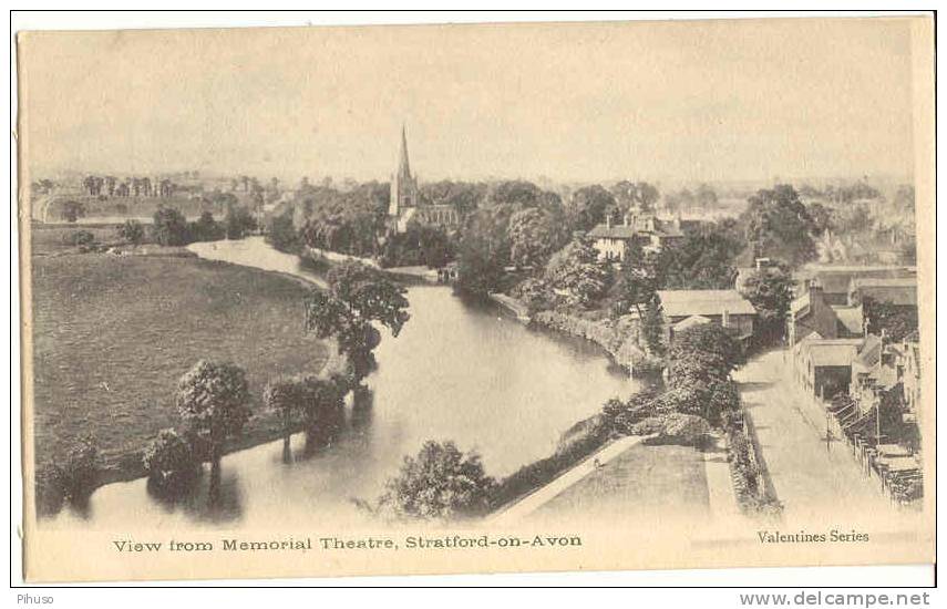 UK252:  STRATFORD-ON-AVON : View From Memorial Theatre - Stratford Upon Avon