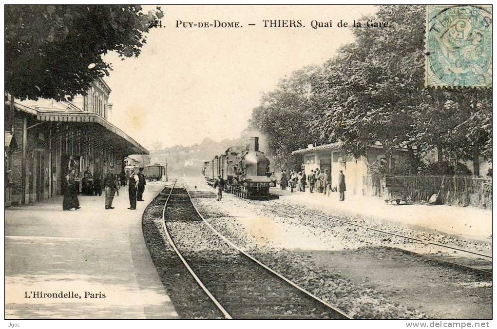 CPA - 63 - THIERS - Quai De La Gare - 551 - Thiers