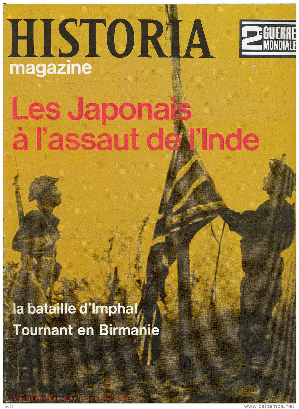 HISTORIA  MAGAZINE  N° 63 - French