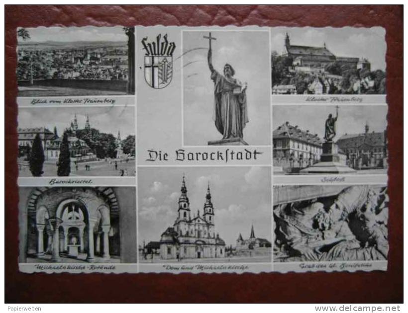 Fulda - Mehrbildkarte  Barockstadt - Fulda