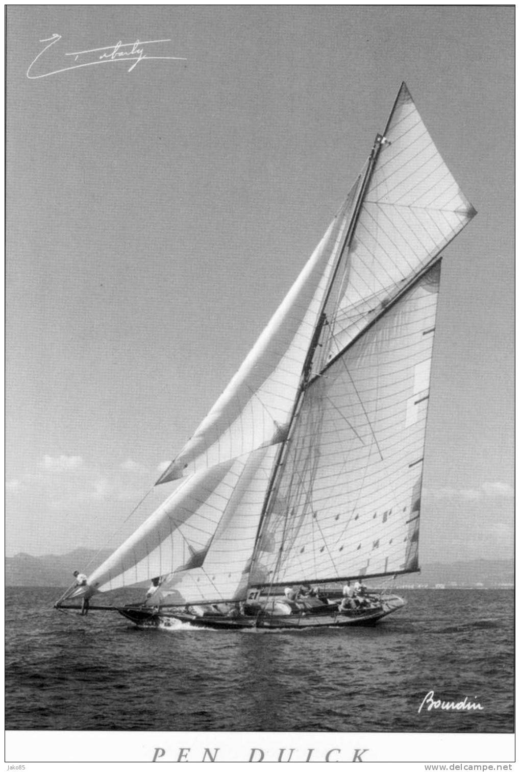 PEN DUICK - Ref : CMB 008 - Photo Michel Bourdin - Ecrite En 2001 - Segelboote