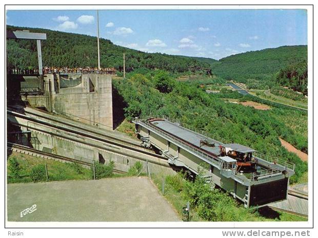 57 St Louis-Arzviller   Plan Incliné Transversal  Ouvrage édifié Sur Le Canal De La Marne Au Rhin  état Moyen - Arzviller