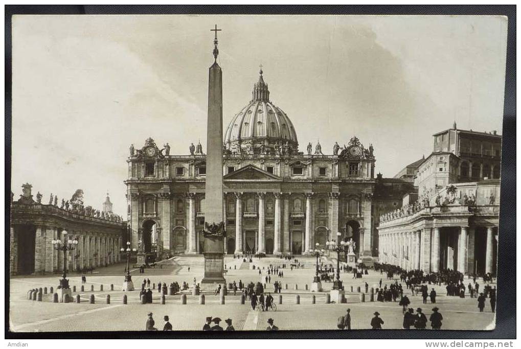 ITALIA / ITALY Roma / Rome - Piazza San Pietro - Basilica  - Ernesto Richter - San Pietro