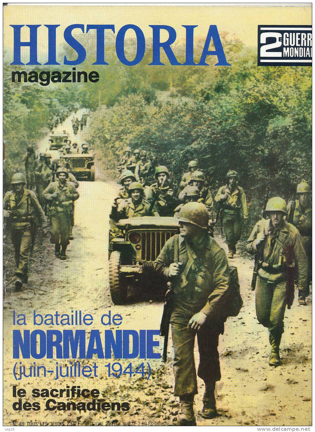 HISTORIA  MAGAZINE  N° 69 - French