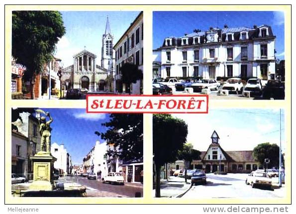 Cpsm Saint Leu La Foret (95) Multivues - Saint Leu La Foret