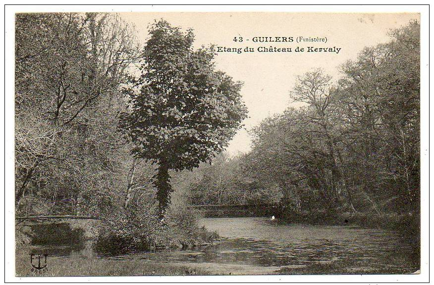 Guilers  Etang Du Chateau De Kervaly - Autres & Non Classés