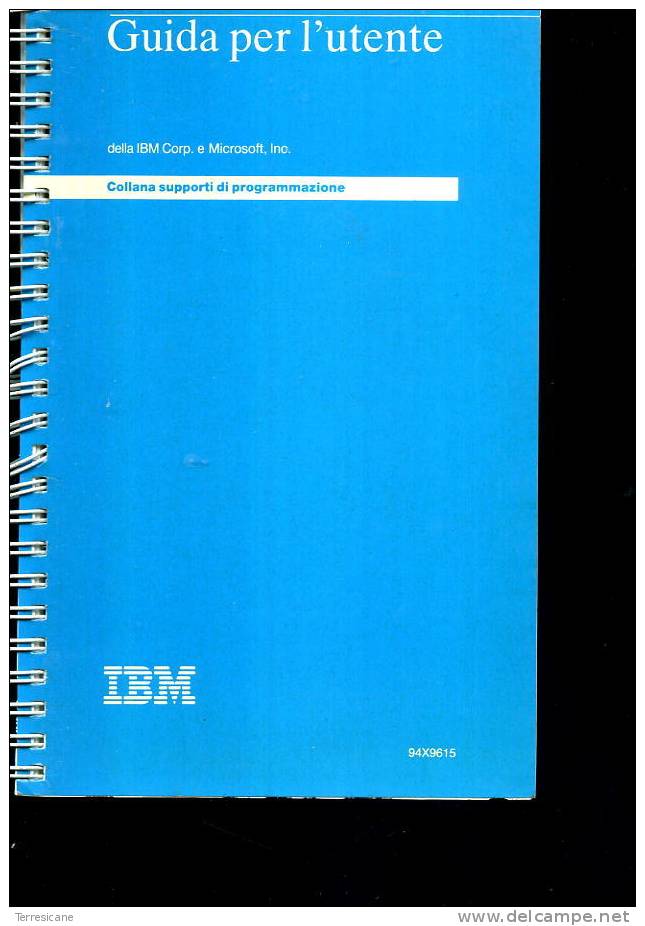 IBM DOS 3.30 GUIDA PER L´UTENTE - Informatica