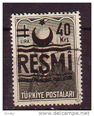 PGL - TURQUIE SERVICE Yv N°34 - Official Stamps