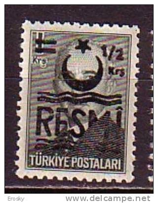 PGL - TURQUIE SERVICE Yv N°38 ** - Official Stamps