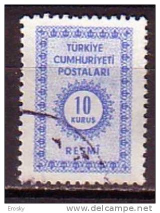 PGL - TURQUIE SERVICE Yv N°97 - Official Stamps