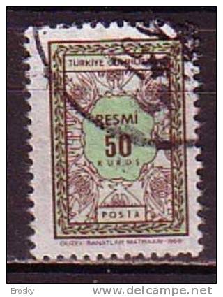 PGL - TURQUIE SERVICE Yv N°108 - Official Stamps