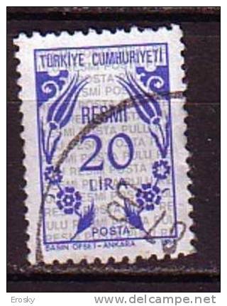 PGL - TURQUIE SERVICE Yv N°171 - Dienstzegels