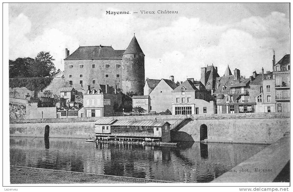 CPA MAYENNE VIEUX CHATEAU NON ECRITE - Mayenne