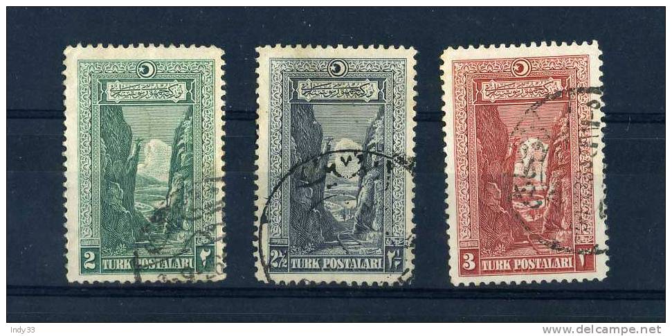 -  TIMBRES DE TURQUIE 1926 . OBLITERES - Usati