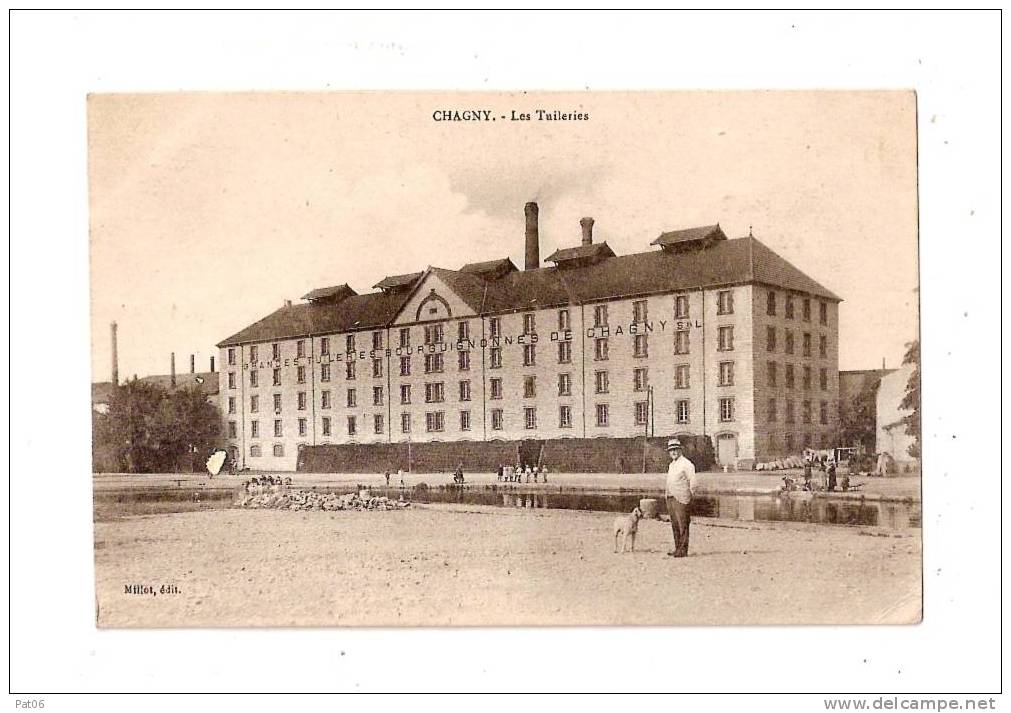 CPA   CHAGNY - Les Tuileries - Industrie