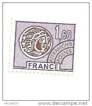 France Préoblitéré N°144 Neuf* Monnaie Gauloise - 1964-1988