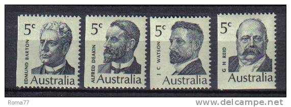 AUS397 - AUSTRALIA 1969 , Serie Yvert N. 397/400  *** - Mint Stamps