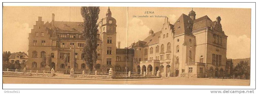 JENA   -   * DIE LESEHALLE Mit VOLKSHAUS *   -   Verlag : Dr. TRENKLER &CO Aus Leipzig (1907)  N° Je.67 - Jena