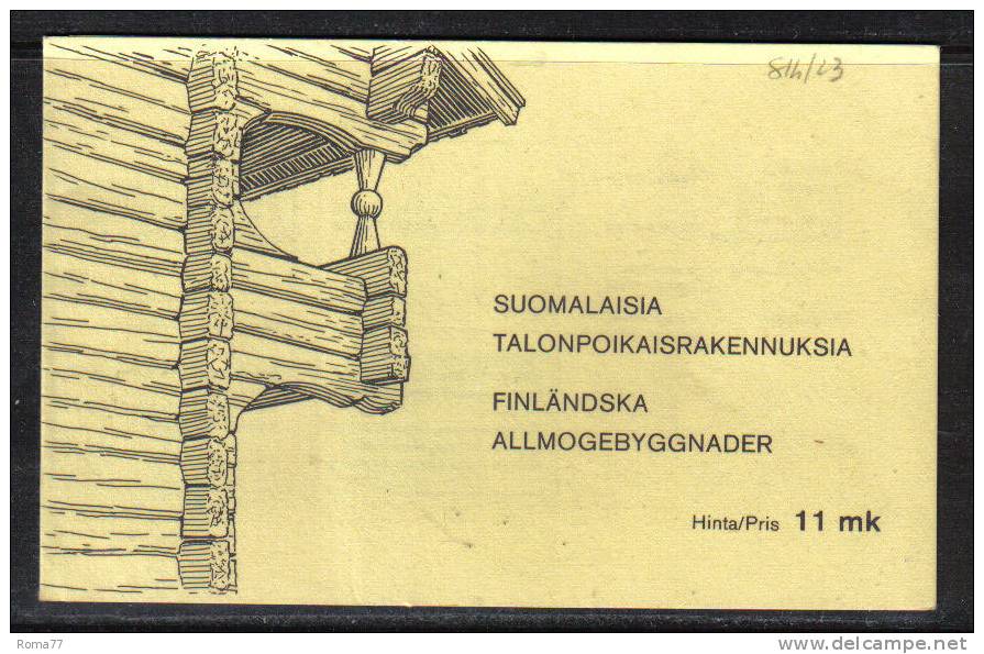 PD101 - FINLANDIA 1979 , Architettura Rurale Il Libretto L814  *** - Booklets