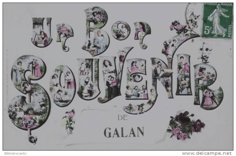 D65 - UN BON DE SOUVENIR DE GALAN - Galan