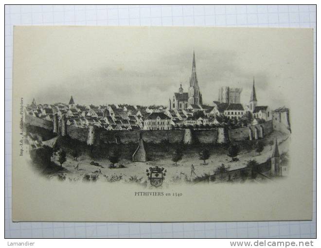 CPA - 45 -  PITHIVIER - En 1540 - Pithiviers