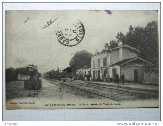 CPA - 33 - LESPARRE - La Gare - Lesparre Medoc