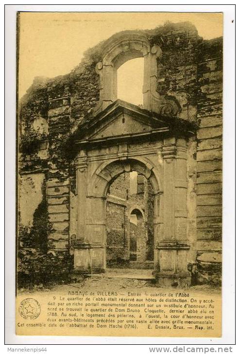 Villers - Abbaye De Villers - Entrée Du Quartier De L'Abbé - Villers-la-Ville