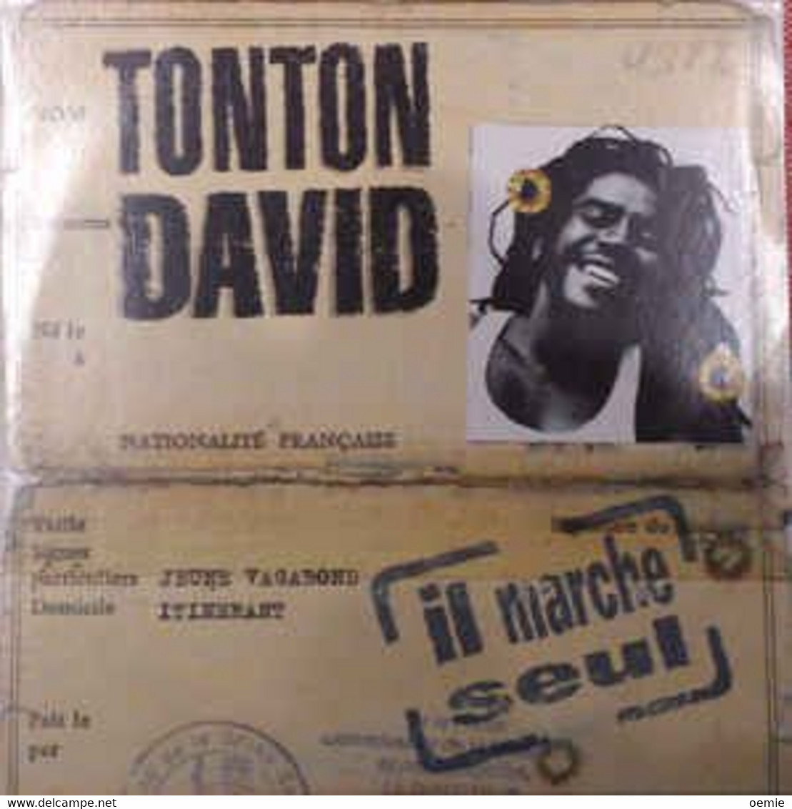 TONTON  DAVID   //   IL MARCHE SEUL   //  CD  SINGLE - Rap & Hip Hop