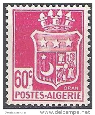 Algérie 1942 Michel 183IIC Neuf ** Cote (2005) 1.00 Euro Armoirie Oran - Ungebraucht