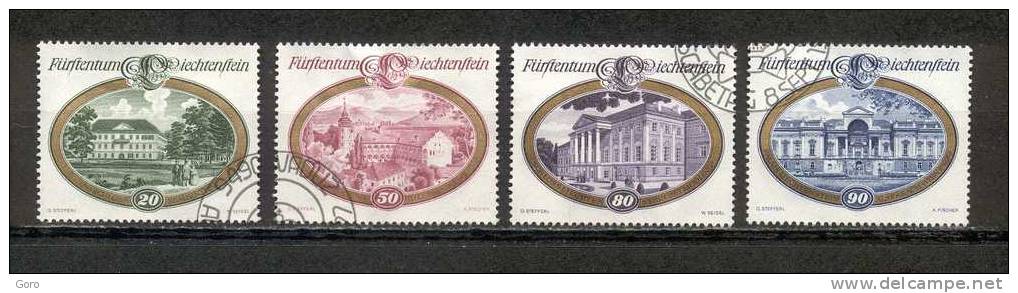 Liechtenstein   1977  .-  Y&T Nº    621/24 - Gebruikt