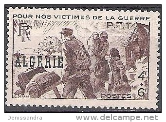 Algerie 1945 Michel 240 Neuf ** Cote (2005) 1.20 Euro Pour Les Victimes De La Guerre Des PTT - Unused Stamps
