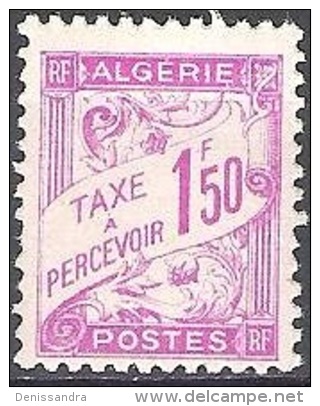 Algerie 1945 Michel Taxe 29 Neuf ** Cote (2005) 1.80 Euro Chiffre Sur Bande - Timbres-taxe