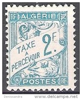 Algerie 1945 Michel Taxe 30 Neuf ** Cote (2005) 1.80 Euro Chiffre Sur Bande - Timbres-taxe