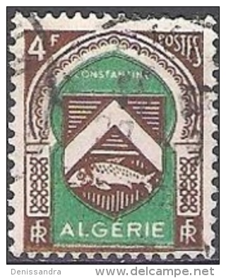 Algerie 1947 Michel 270 O Cote (2005) 0.30 Euro Armoirie Constantine Cachet Rond - Usati