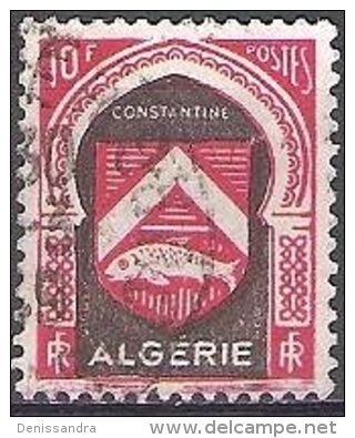 Algerie 1947 Michel 275 O Cote (2005) 0.40 Euro Armoirie Constantine Cachet Rond - Usados