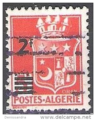 Algérie 1943 Michel 195 O Cote (2005) 0.80 Euro Armoirie Oran - Used Stamps