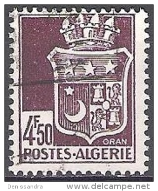 Algérie 1942 Michel 192IIC O Cote (2005) 0.30 Euro Armoirie Oran - Usados