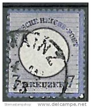 GERMANY - 1872 COAT OF ARMS 7k - V1117 - Used Stamps