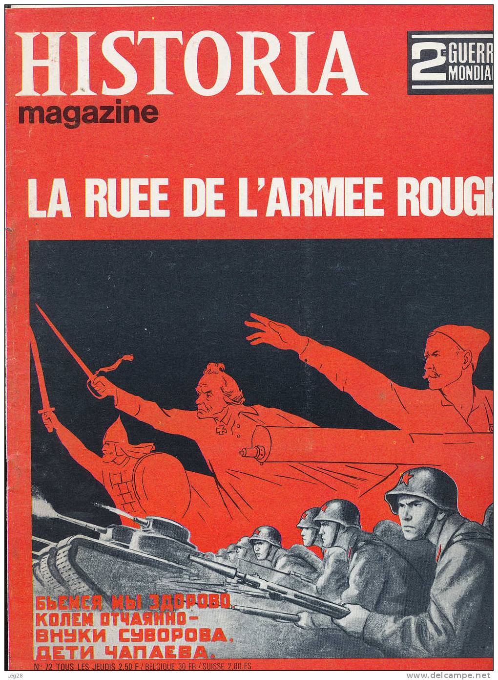 HISTORIA   MAGAZINE  N° 72 - Français