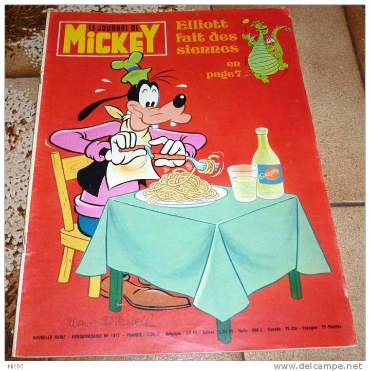 Le Journal De Mickey N° 1372 - Journal De Mickey